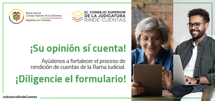 Evalúe la audiencia de rendición de cuentas del Consejo Superior de la Judicatura