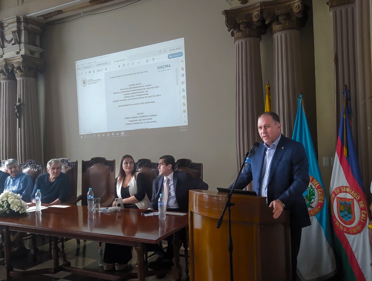 Tribunal Contencioso Administrativo del Valle del Cauca y Comisión Seccional de Disciplina judicial del Valle del Cauca iniciaron proceso de certificación del SIGCMA