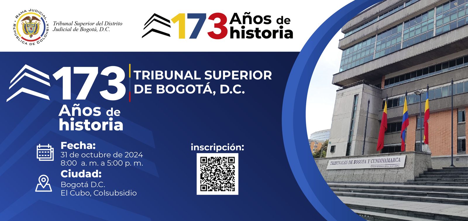 Celebración 173 años del Tribunal Superior de Bogotá