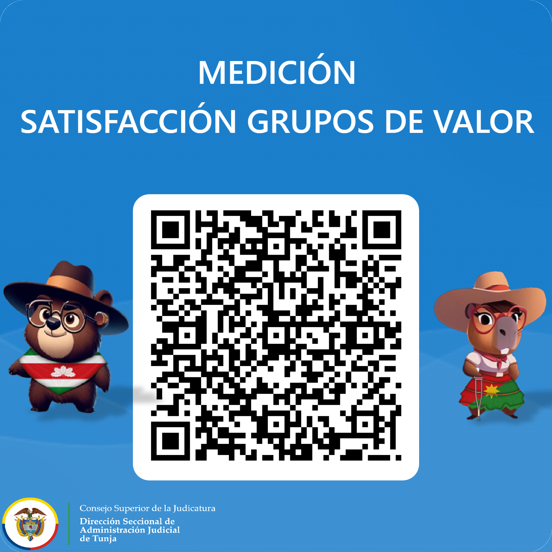 MEDICIÓN SATISFACCIÓN GRUPOS DE VALOR