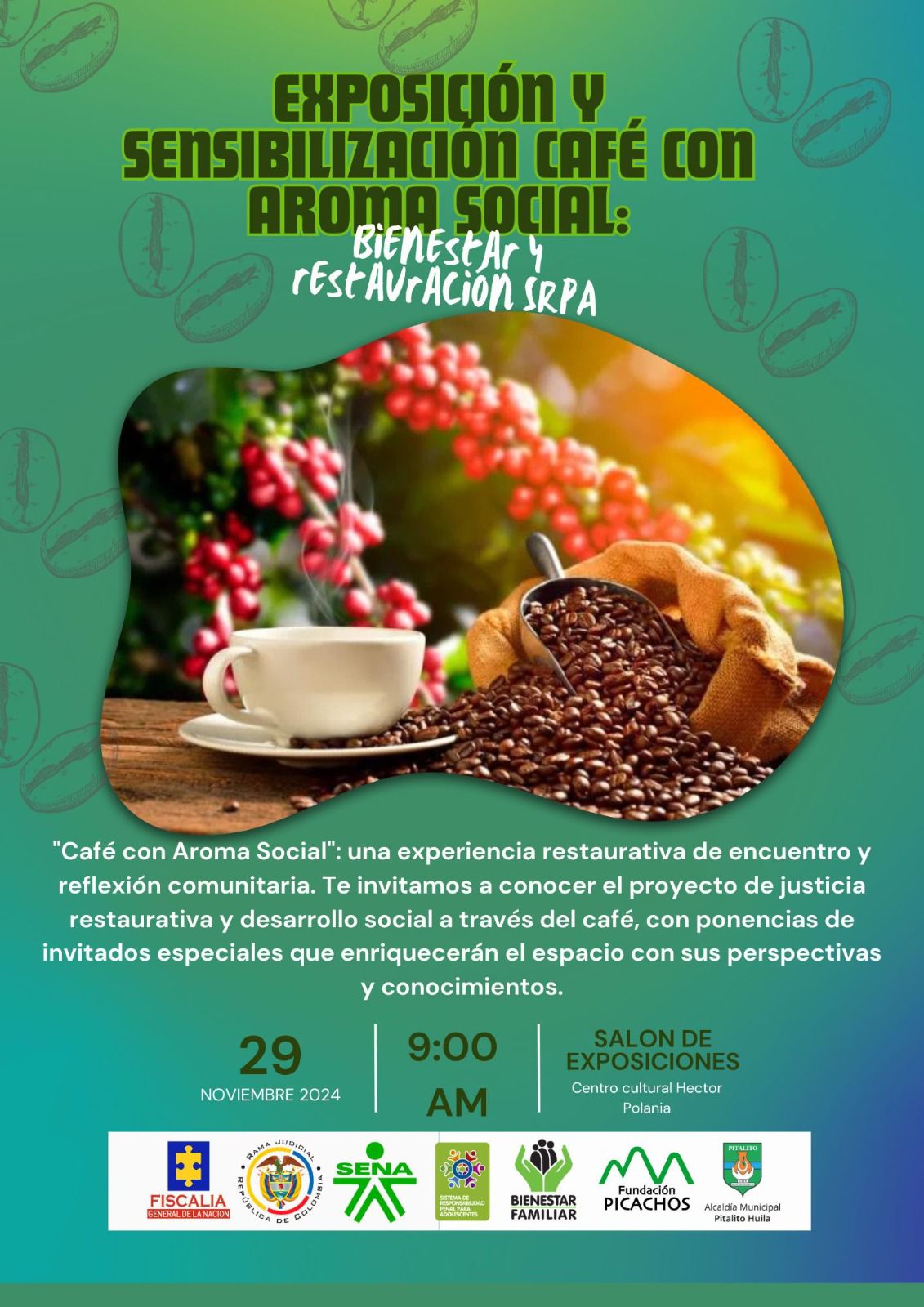 Exposición y Sensibilización: Café con Aroma Social