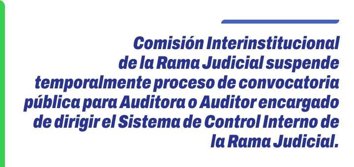 La Comisión Interinstitucional de la Rama Judicial, en ejercicio de las facultades legales y reglamentarias, y en especial las conferidas en el numeral 4.° del artículo 97 de la Ley 270 de 1996, modificado por el artículo 43 de la Ley 2430 y el Acuerdo 5 de 2025-Reglamento de la Comisión.